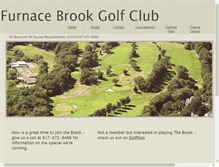 Tablet Screenshot of furnacebrookgolfclub.com